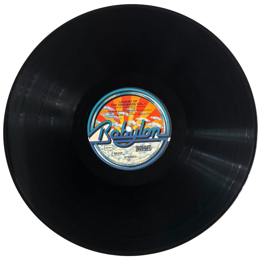 The Yardbirds Legend Of The Yardbirds Vol 1 Vinyl LP w/ Eric Clapton & Jeff Beck - Picture 2 of 4